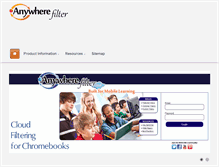Tablet Screenshot of anywherefilter.com